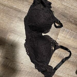 Elegant Black Lace Bra